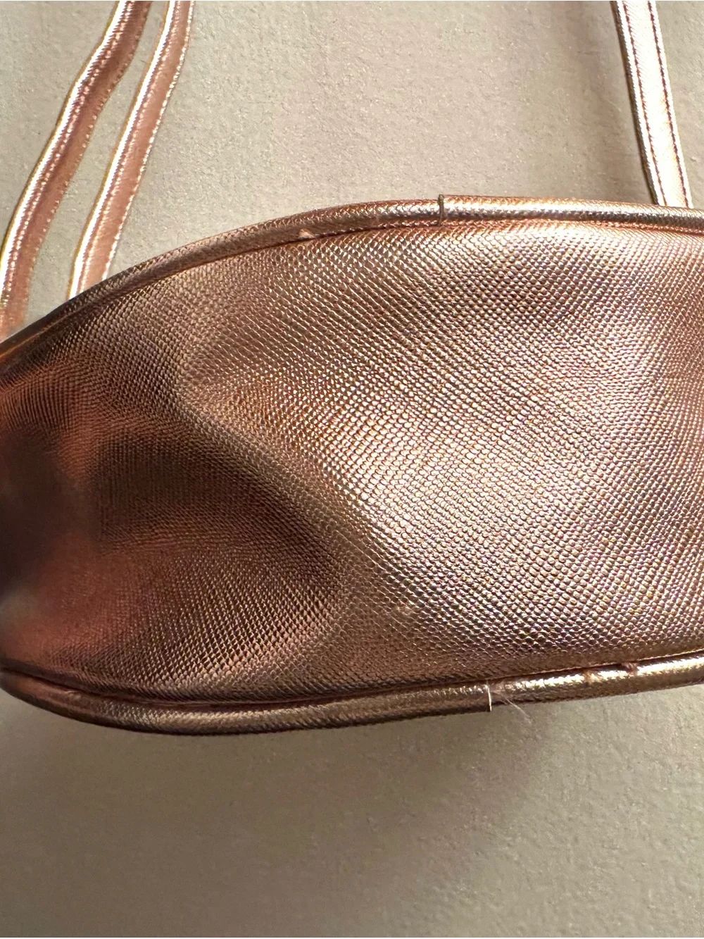 Disney Minnie Mouse Rose Gold Sequin Crossbody Bag